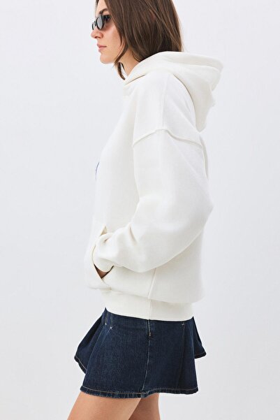 Trendiz Women's Borfend Sweatshirt White