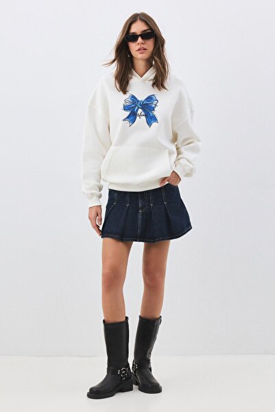 Trendiz Women's Borfend Sweatshirt White