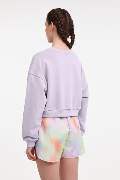 Lotto W-SALLY C NECK SWEAT 5FX Lila Kadın Sweatshirt