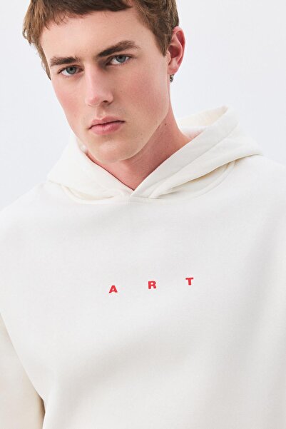 Trendiz Унісекс-мистецтво не вмирає Світшот Beyaz