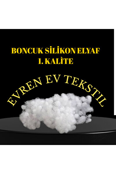 Evren Ev Tekstil Evren Tekstil Boncuk Silikon Elyaf Yapışma Yapmaz 0,750 Kg