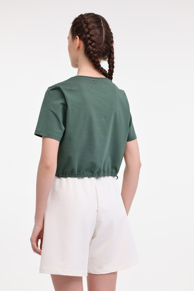 lumberjack Wl Serg 11outss25111 5fx Πράσινο γυναικείο κοντομάνικο μπλουζάκι