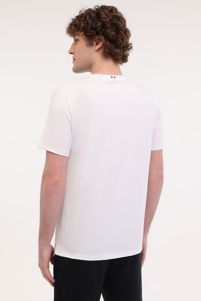 lumberjack ML RENATO 11ITL1019 5FX Біла чоловіча футболка з короткими рукавами