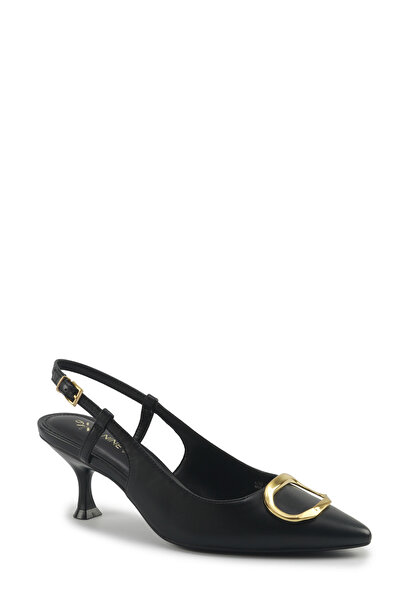 Nine West Μαύρα γυναικεία παπούτσια με τακούνι ALTASI 5PR