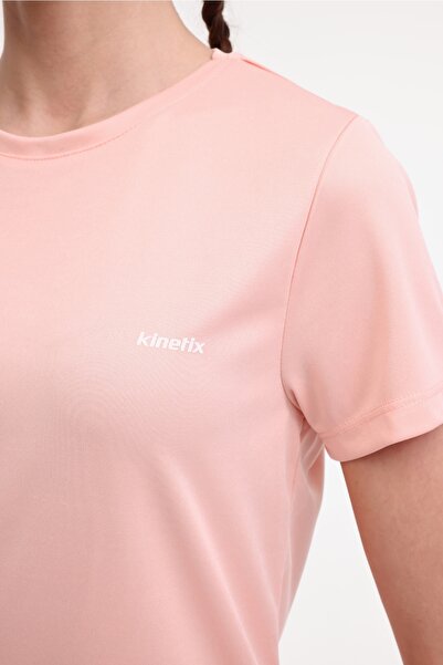 Kinetix WB PES C NECK 11SN230 5FX Somon Kadın Kısa Kol T-Shirt