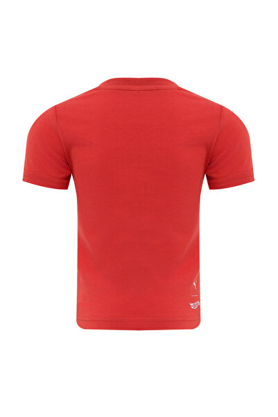 Puma X HOT WHEELS Graphic Kırmızı Erkek Çocuk Kısa Kol T-Shirt