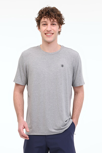lumberjack ML BAMBO 11BAM01 5FX Gri Erkek Kısa Kol T-Shirt