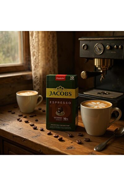 MyClean 10 كبسولات قهوة اسبريسو 10 كلاسيكو متوافقة مع نسبرسو [عبوة واحدة]