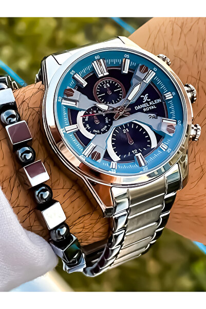 Daniel Klein MARKA ÇELİK ERKEK KOL SAATİ TUM FONKSİYONLARI AKTİF  SAAT+Bileklik Hediyeli