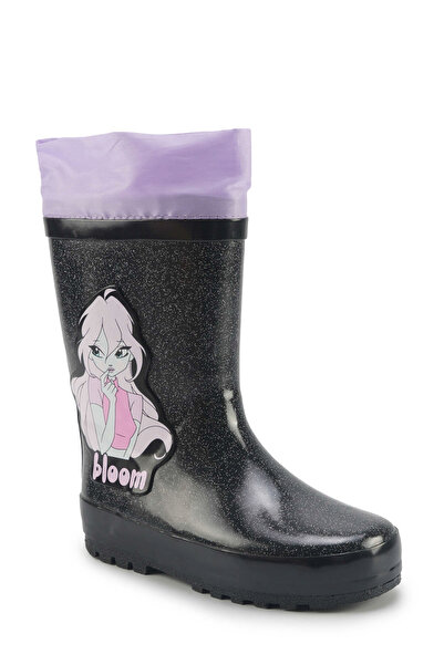 winx PINBA.P5PR Siyah Kız Çocuk Yağmur Çizmesi
