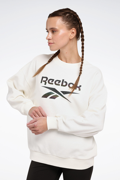 Reebok New Id Reg Crew Ecru Women's Sweatshirt