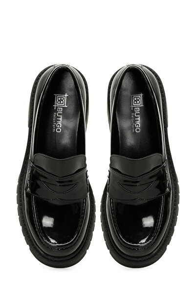 Butigo 24K-894 5PR Μαύρα γυναικεία παπούτσια Oxford