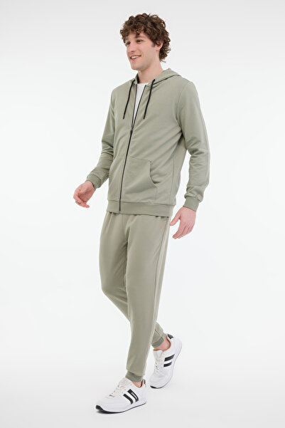 Kinetix MB 18SN87 5FX Haki Erkek Eşofman Üstü