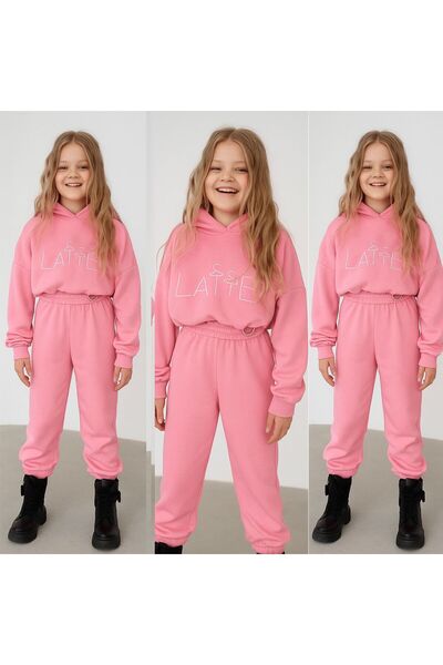 KOKOŞ BEBEK Latte Crop Eşofman Takımı | 4/10 Yaş Arası