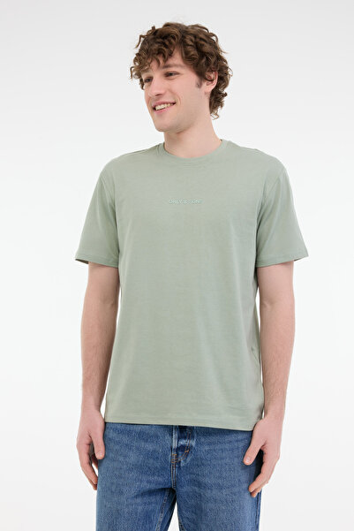 Only & Sons Ανδρικό κοντομάνικο μπλουζάκι Onslevı Life Reg Text Ss Mint