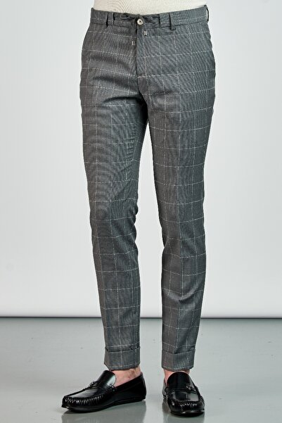 Giovane Gentile Erkek Gri Pantolon