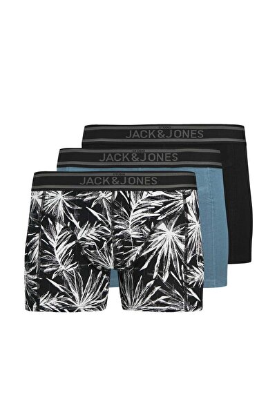 Jack & Jones JACRICHARD TRUNKS 3 PACK بوكسر رجالي أسود