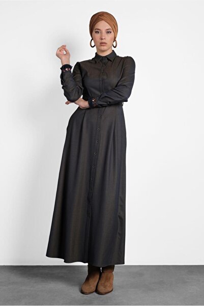 Alvina Button Buttoned Bird Dress 40214