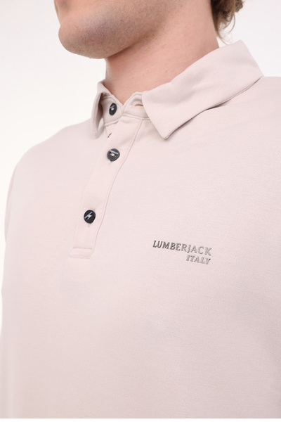 lumberjack Ανδρικό μακρυμάνικο μπλουζάκι ML LUKE 15ITL1080 5FX Beige