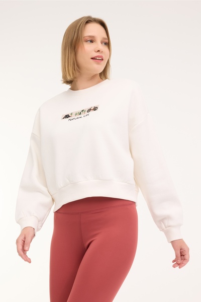 Kinetix WL HOLLY 16BT102 4PR Ekru Kadın Sweatshirt