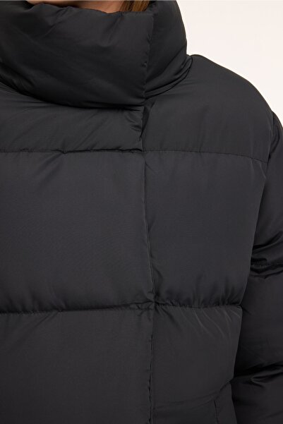 Kinetix WL THREADBONE 3 4PR Siyah Kadın Uzun Kaban