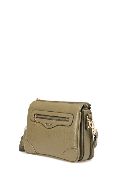 Butigo Γυναικεία τσάντα χιαστί RGN MULTIBLM CPRZ 4PR Khaki