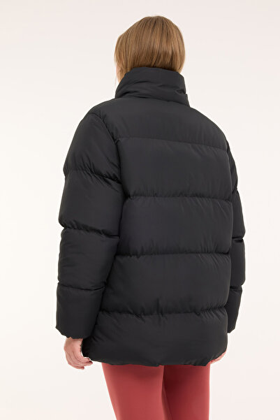 Kinetix WL THREADBONE 3 4PR Siyah Kadın Uzun Kaban