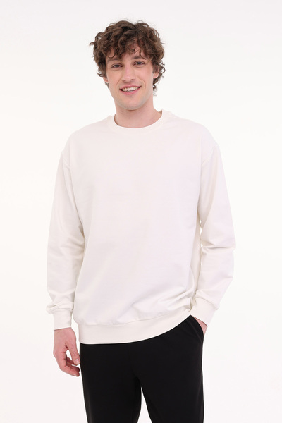 Kinetix MB 16SN90 5FX Ekru Erkek Sweatshirt