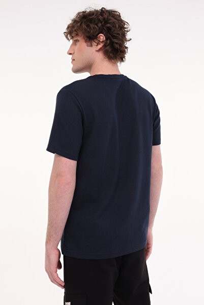 Kinetix Ανδρικό κοντομάνικο μπλουζάκι MB CZ JK 11BS101 5FX Navy Blue