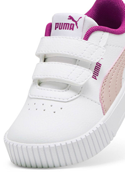 Puma Carina 2.0 V Inf Білі дитячі кросівки для дівчаток