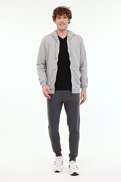 Kinetix MB 18SN87 5FX Gri Erkek Eşofman Üstü