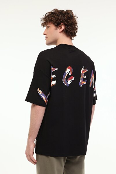 lumberjack ml Franco 11ff11 5fx Μαύρο ανδρικό κοντομάνικο μπλουζάκι