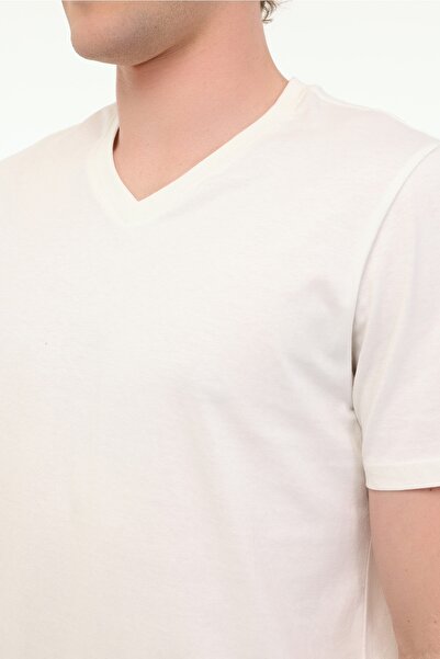 Kinetix MB PAM V 11SN221 5FX Біла чоловіча футболка з короткими рукавами