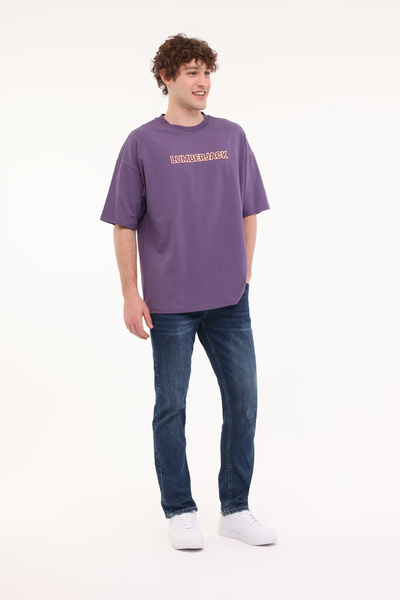 lumberjack Ml Franco 11Ff17 5Fx Purple Men's Short Sleeve T-Shirt