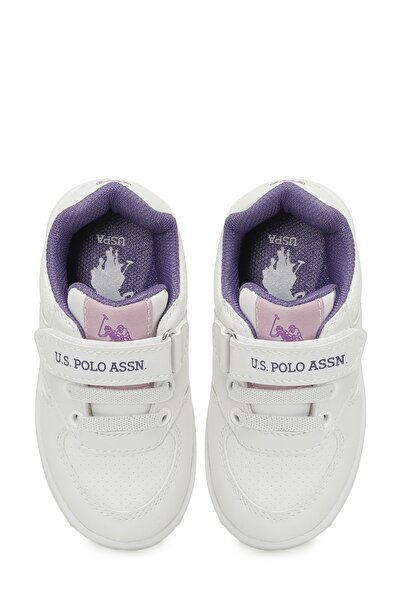 U.S. Polo Assn. Bílé dívčí tenisky Cameron Jr 5fx