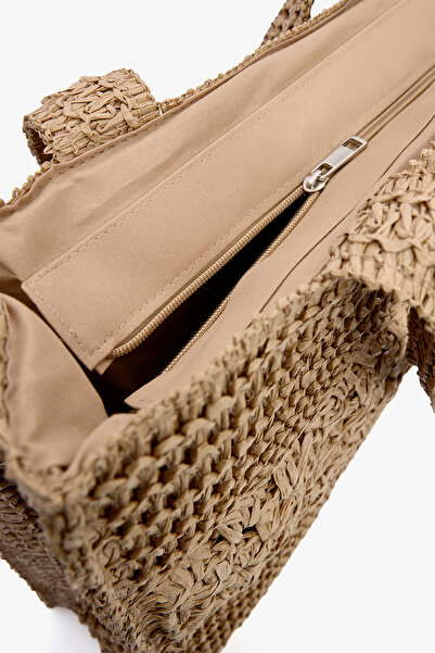 Penti Rayne Natur-Korbtasche