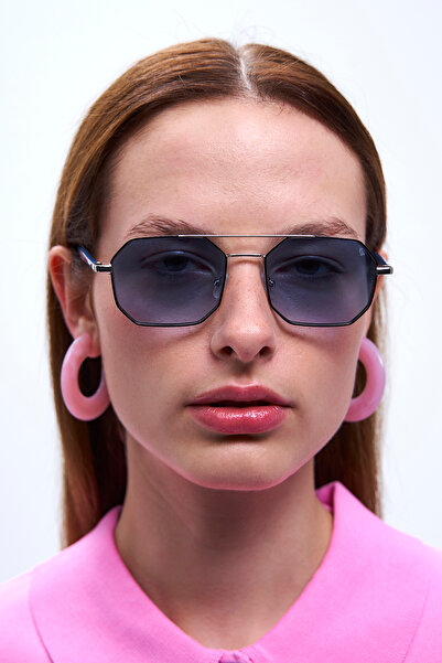 Bilge Karga Viva Silver Black Blue Degrade Güneş Gözlüğü