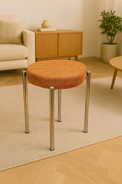 BERAWOND BERA METAL SİLİNEBİLİR KUMAŞ TABURE (1 ADET-MONTAJLI GÖNDERİM)