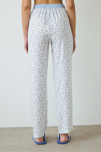 Penti Optical White Lilah Floral Patterned Pajama Bottoms