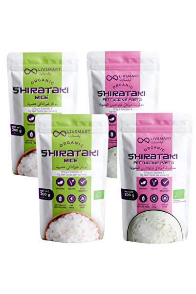 LIVSMART شيراتاكي كومبو 2 أرز و 2 معكرونة