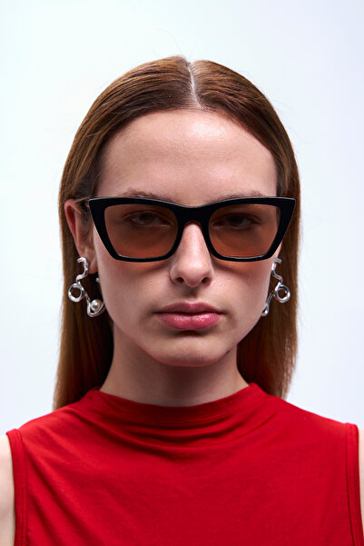 Bilge Karga Jolie Black Brown Sunglasses