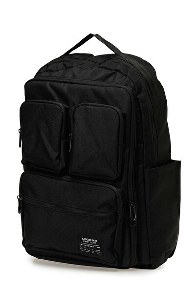 lumberjack Multi Pcket Bpck 5Pr Black Unisex Backpack