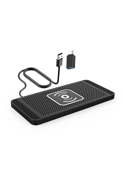 coofbe Kauçuk Tabanlı Araç Içi Kablosuz Şarj Cihazı, Telefon Tutucu Kablosuz ...