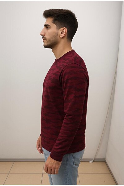 AXXEL Erkek Bordo Sweatshirt-W1083