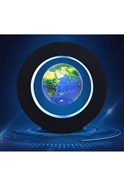 awwaline Magnetic Floating Globe with LED Lighting, awwaline, Blue, Round, 18 cm x 18 cm x 5 cm