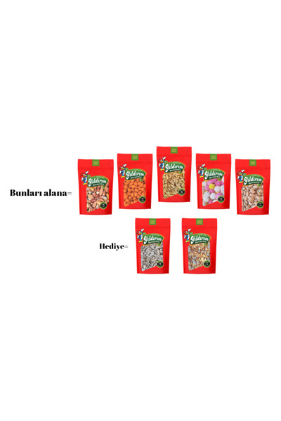 Büyük Hepsi 500gr lık 7 parça 3.5kg ürün