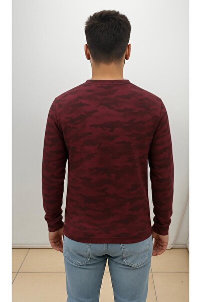AXXEL Erkek Bordo Sweatshirt-W1083