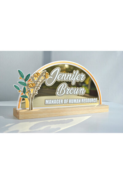 wart dizayn 3D MASA ÜSTÜ İSİMLİK, MESLEKLERE ÖZEL MASA İSİMLİĞİ, DEKORATİF MA...