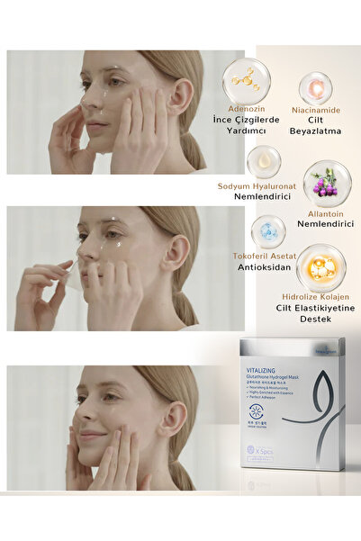 Provega Beauugreen (1 Adet) Glutatyon Hidrojel Maske | Korean Cosmetics - Glutathione Hydrogel Mask