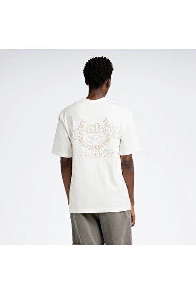 Reebok Ανδρικό μπλουζάκι εκρού με στρογγυλή λαιμόκοψη - Classics Reserve